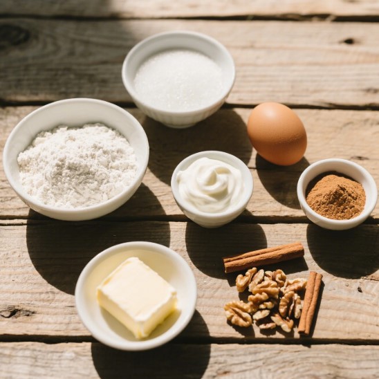 Bundt Coffee Cake Components​