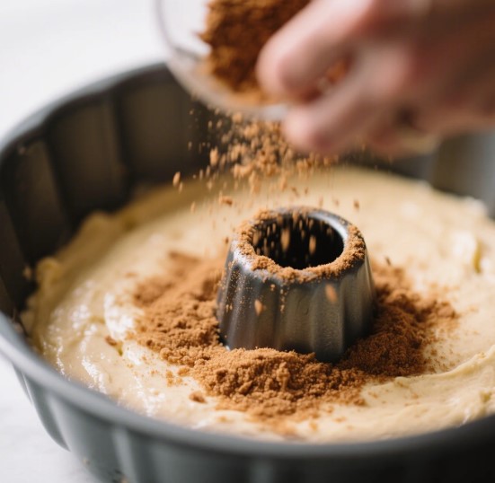 Easy Bundt Coffee Cake Making​