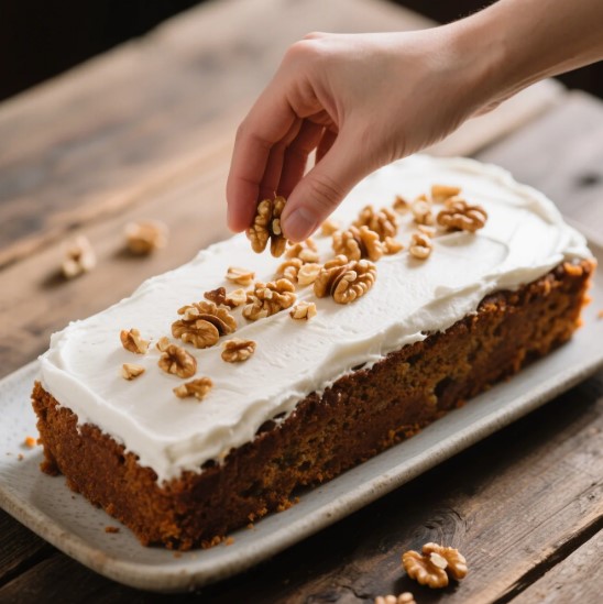 Carrot Cake Loaf Decorating