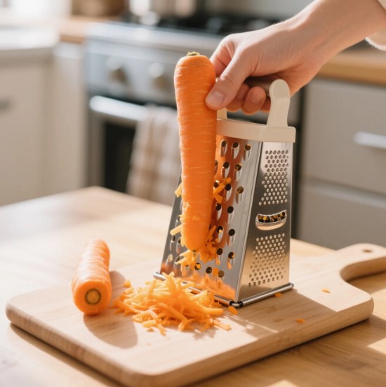 Carrot Cake Loaf Preparing