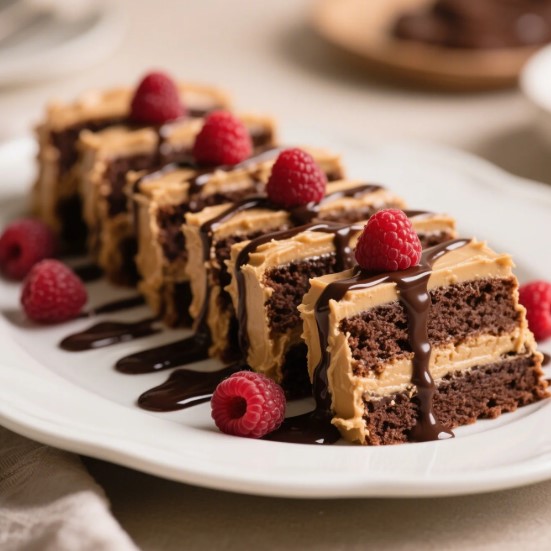 Chocolate Cake with Peanut Butter Frosting Without Coffee