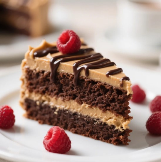 Delicious Chocolate Cake with Peanut Butter Frosting Without Coffee