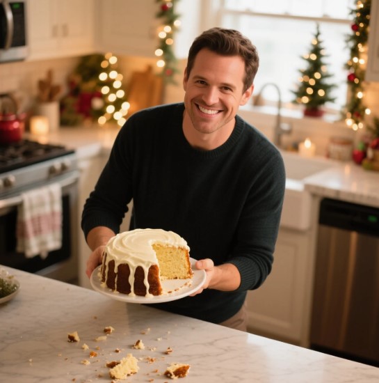 Easy Eggnog Coffee Cake