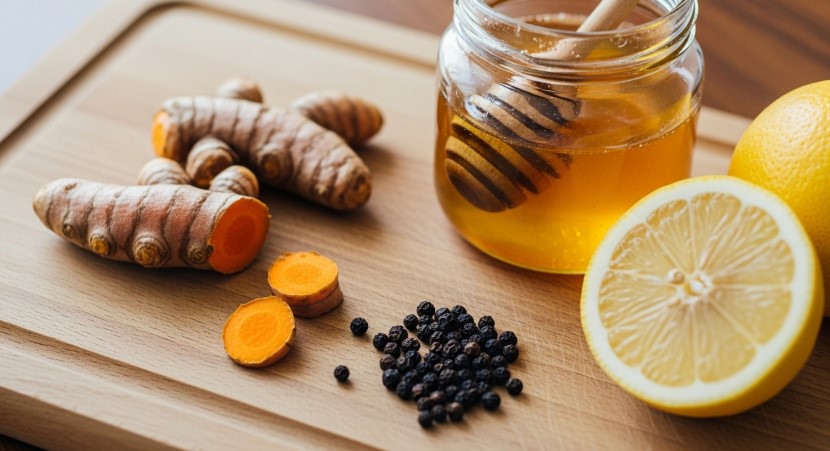 turmeric shots recipe components