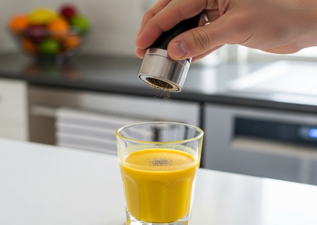 turmeric shots with pepper