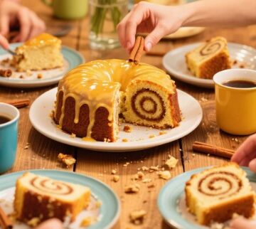 Cinnamon roll coffee cake