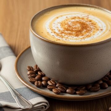 finished 7 second coffee loophole drink with cinnamon