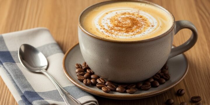 finished 7 second coffee loophole drink with cinnamon