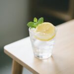 A glass of 7 second ice water hack