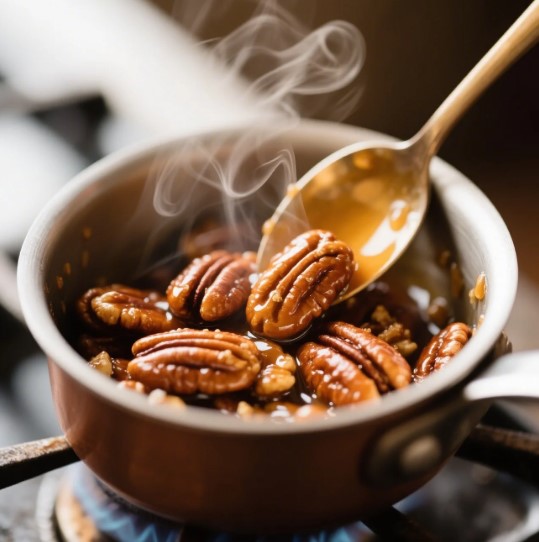 caramelized pecans
