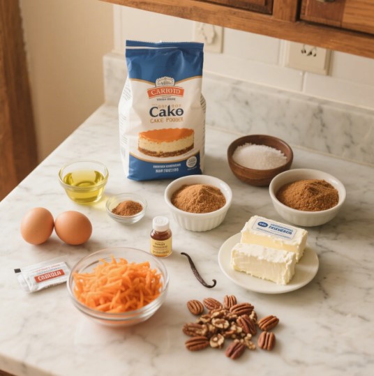 Carrot Cake Cheesecake Components​
