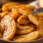 Close-up of a bowl of Southern-style fried apples